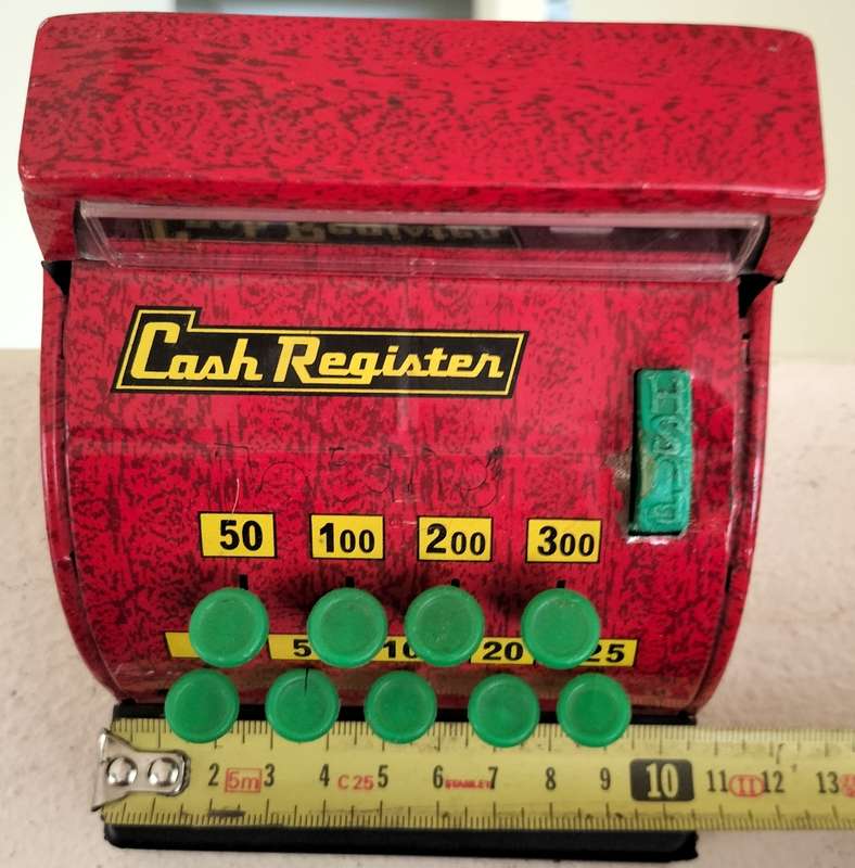 Vintage tin toy - cash register