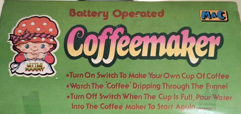 New old stock - Battery operated coffee machine (unopened)
