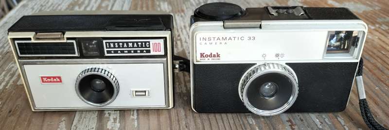 Collection of 5 vintage cameras