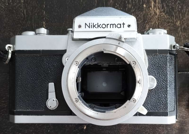 Vintage camera - Nikkormat FT (1965) with micro lens