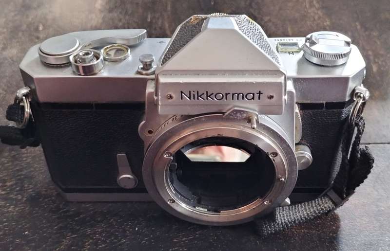 Vintage camera - Nikkormat FT (1965) with micro lens