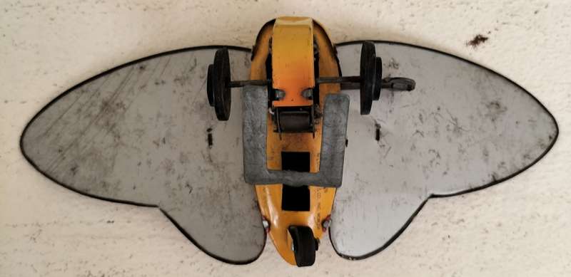 Vintage tin toy - moth