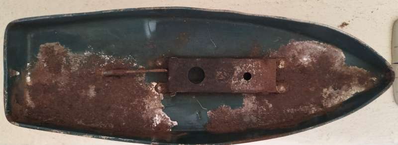 Vintage tin toy - power boat