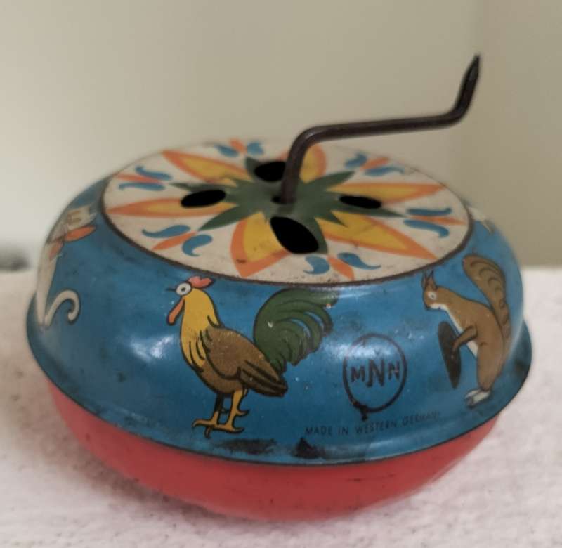 Vintage German tin toy - music box