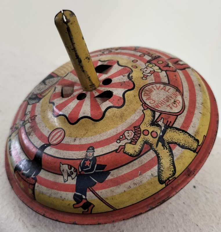 Vintage tin toy - spinner