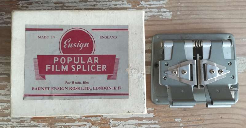 Boxed vintage Ensign film slicer