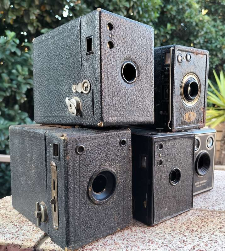 Variety of Vintage Box cameras (x 5)