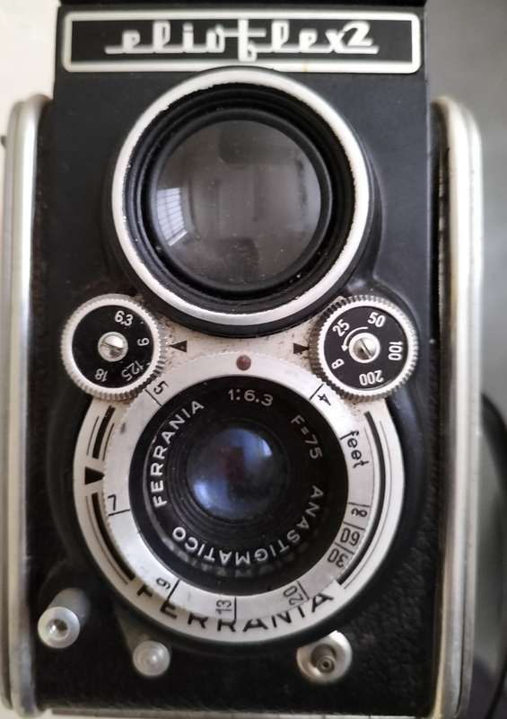 Vintage Twin Lens Reflex - Ferrania - Elioflex 2