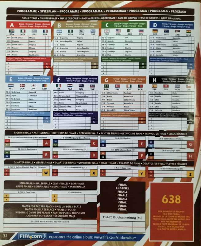 FIFA 2010 South Africa World Cup Sticker Album