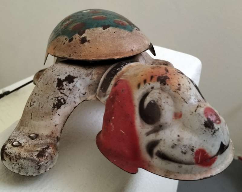 Vintage Tin Toy - Mobo Puppy
