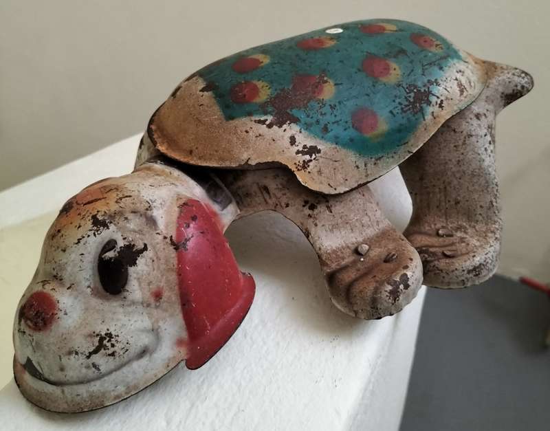 Vintage Tin Toy - Mobo Puppy