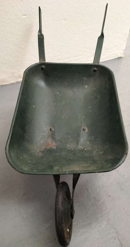 Vintage children`s wheelbarrow (repainted)