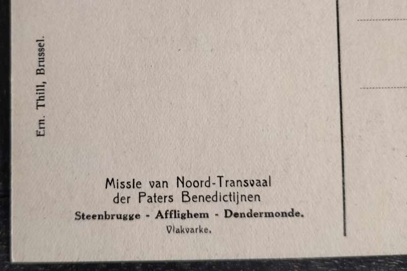 Picture post cards showing game - produced by Transvaal mission station (X3)