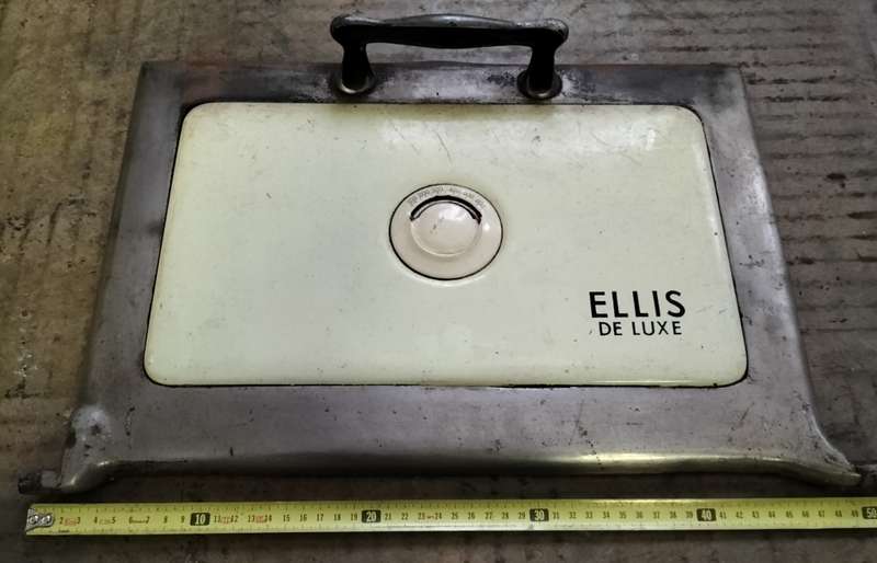 Vintage Ellis De Luxe oven door - enamel front