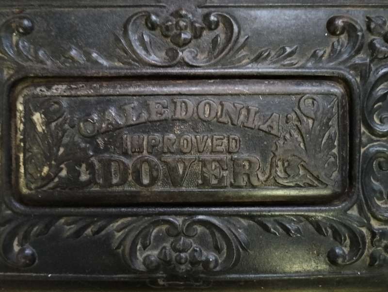 Vintage Dover oven door (Caledonia improved)- enamel front
