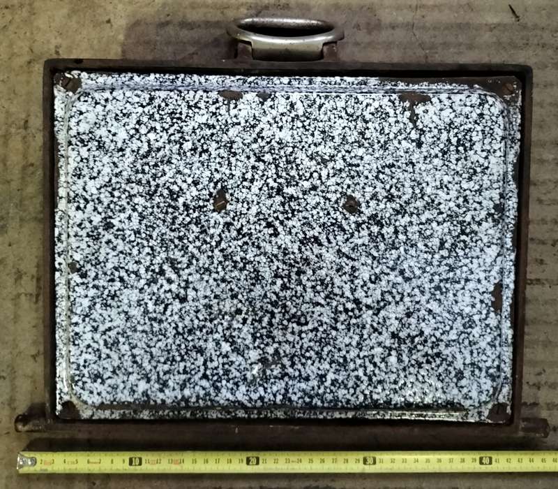 Vintage Gurney Electric enamel oven door