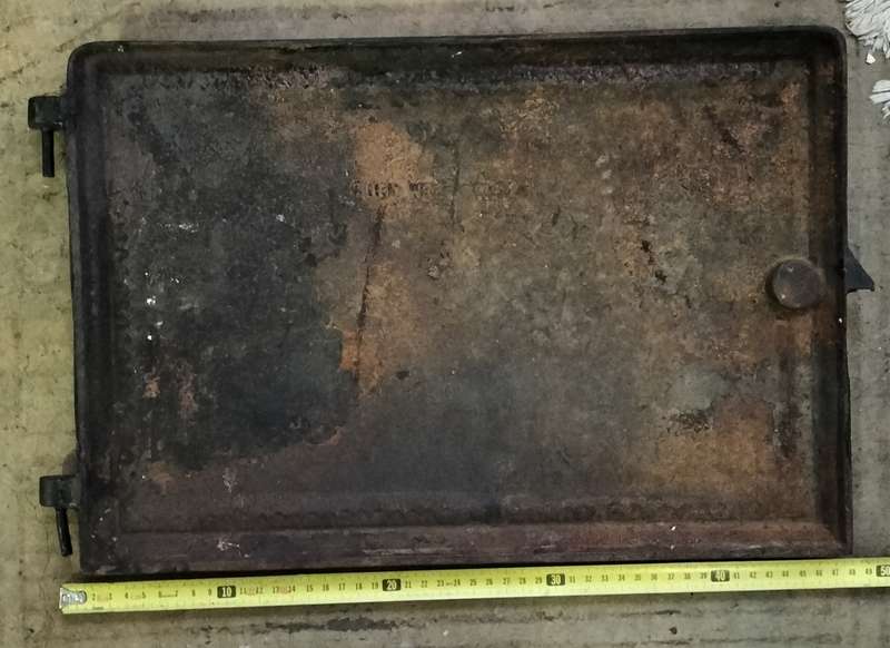 Vintage oven door - unknown make