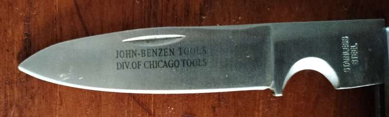 Vintage John Benson tools pocket knife