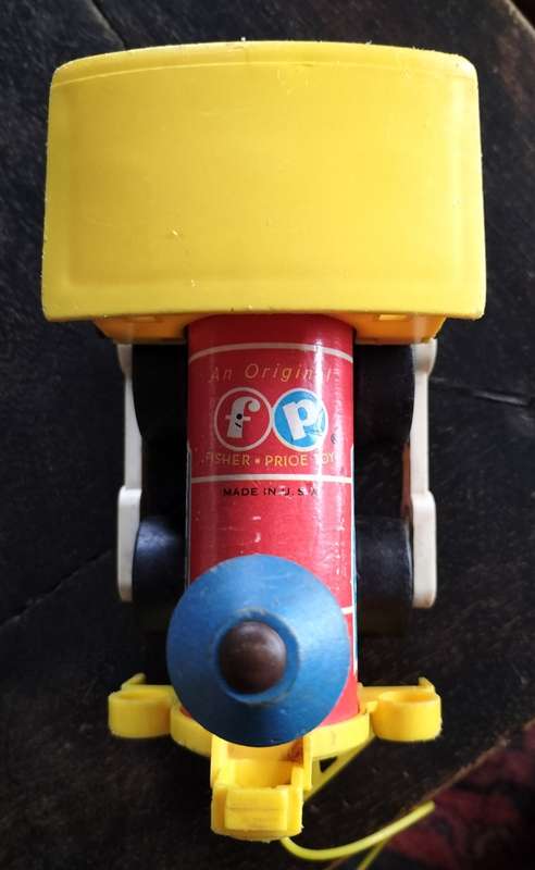 60-year old Fisher Price Toot Toot train (1964)
