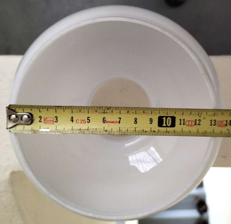Vintage lamp shade (white)