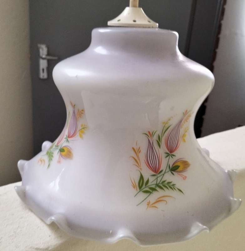 Delicate vintage lamp shade