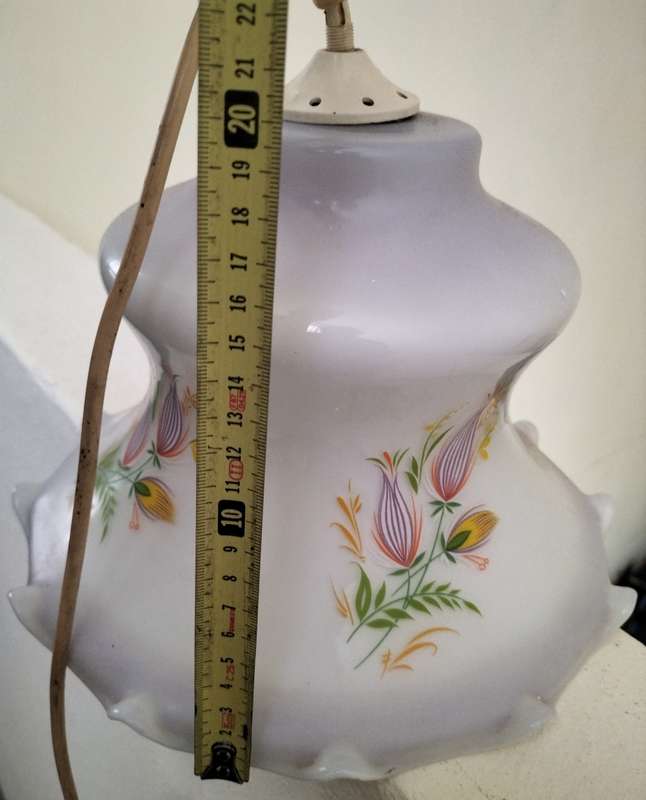 Delicate vintage lamp shade