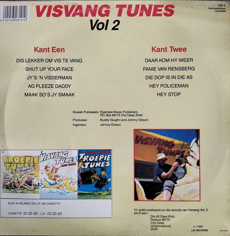 LP / Plaat -  Visvang tunes - Volume 2 - Buddy Vaughn