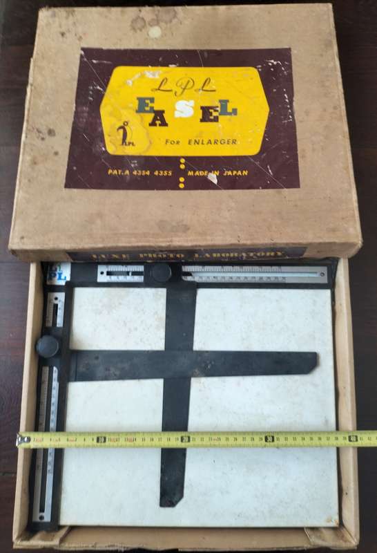 Vintage Luxe Photo Laboratory easel for enlarger (in original box)