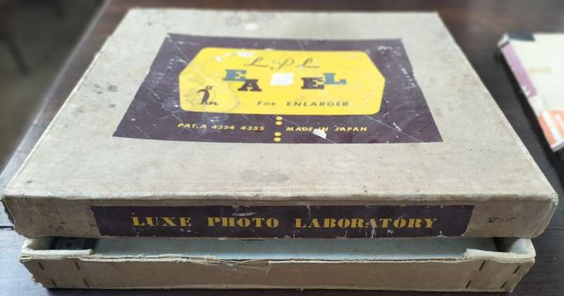 Vintage Luxe Photo Laboratory easel for enlarger (in original box)