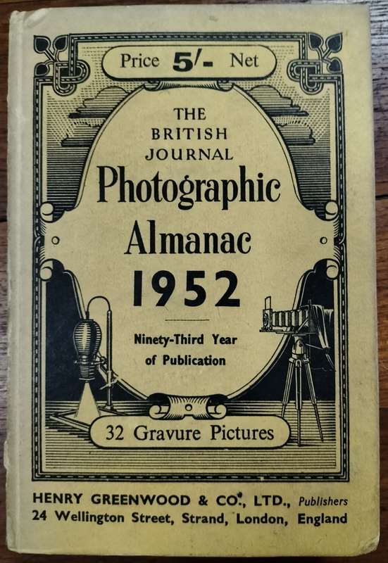 Vintage British Photographic Almanac (1952) - 594 pages