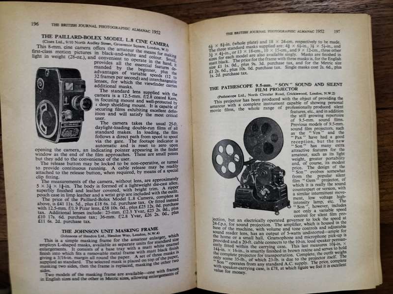 Vintage British Photographic Almanac (1952) - 594 pages