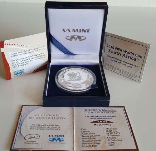 ***CRAZY R1 AUCTION START****  2006 Silver R2 (SAM)  Fifa 2010 South Africa Commemorative
