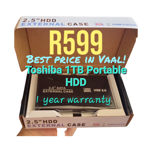 Toshiba 1TB Portable 2.5 External Hard Drive