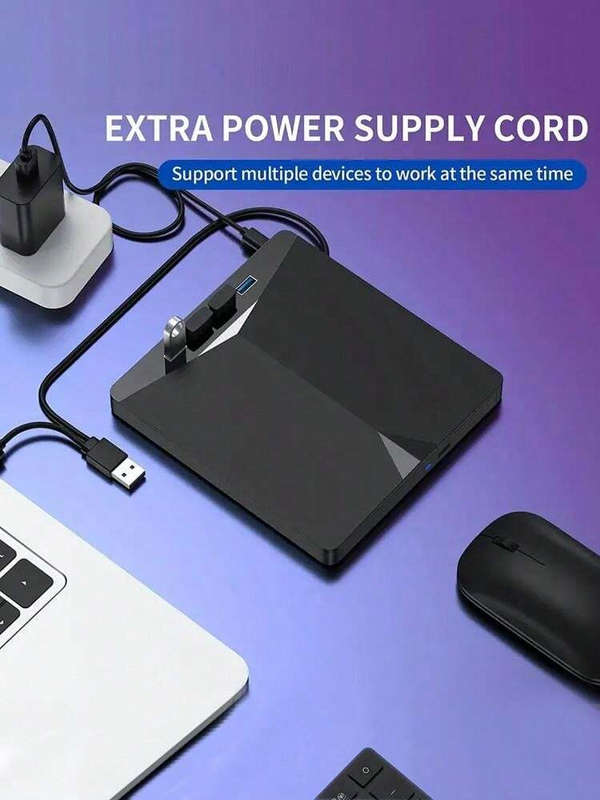 7-In-1 Portable Usb 3.0 Cd/Dvd Drive Model: XD013