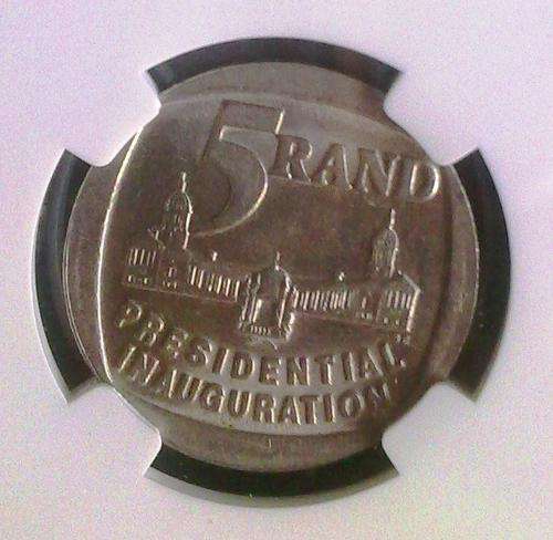 Rotated Die +/-20 Degrees. 1994 Presidential Inauguration R5. NGC Graded MS62. Rare mint error!!!