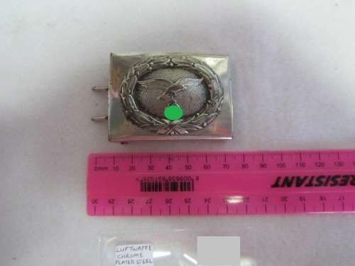 luftwaffe chrome plated steel buckle