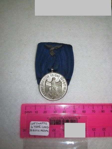 Luftwaffe 4 years long service medal