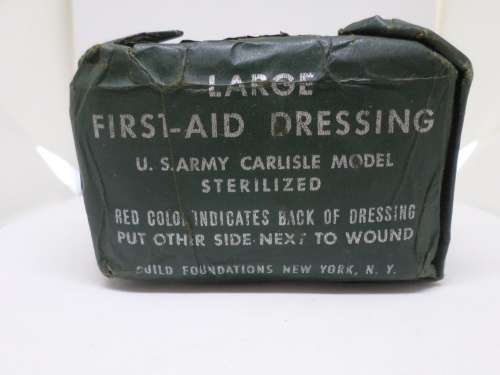 Large First-Aid Dressing, U.S. Army Carlisle Model