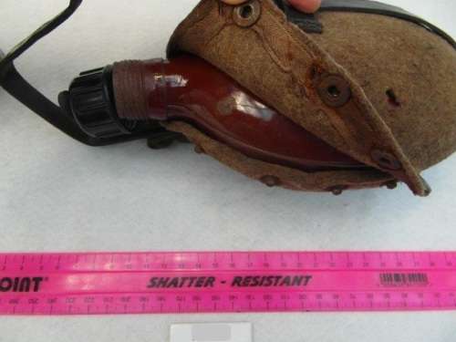 WW2 RED STEEL GERMAN BOTTLE CUP HRE 42