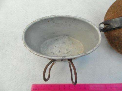 WW2 RED STEEL GERMAN BOTTLE CUP HRE 42