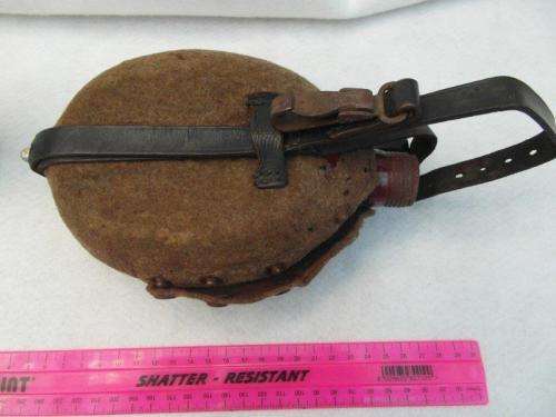 WW2 RED STEEL GERMAN BOTTLE CUP HRE 42