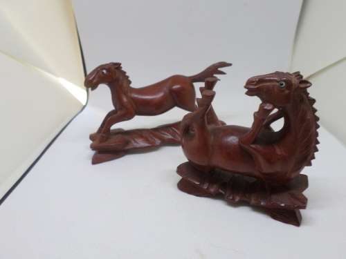 Chinese wooden horses