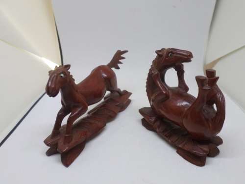 Chinese wooden horses