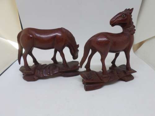 Chinese wooden horses
