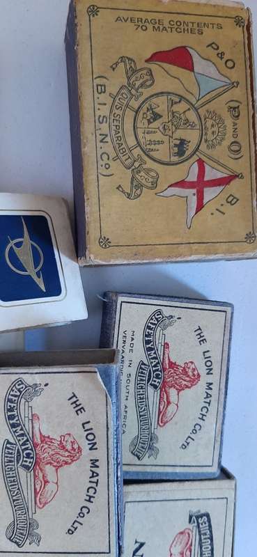 Vintage match boxes