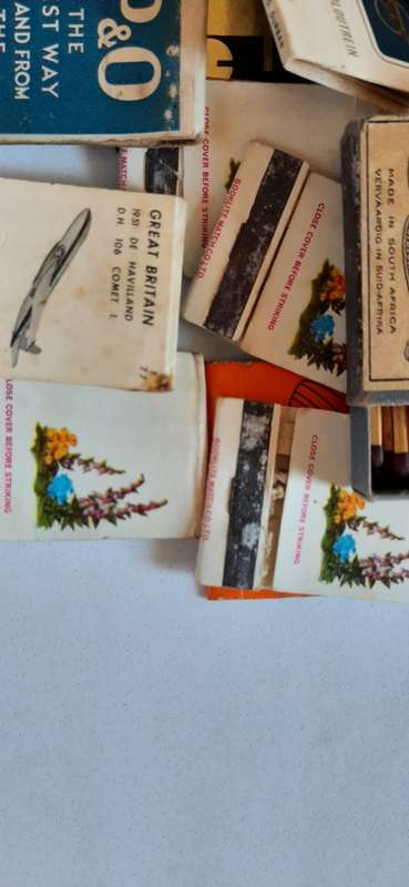 Vintage match boxes