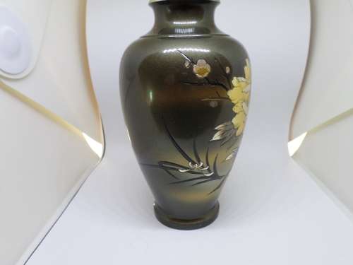Antique Oriental Metal Vase