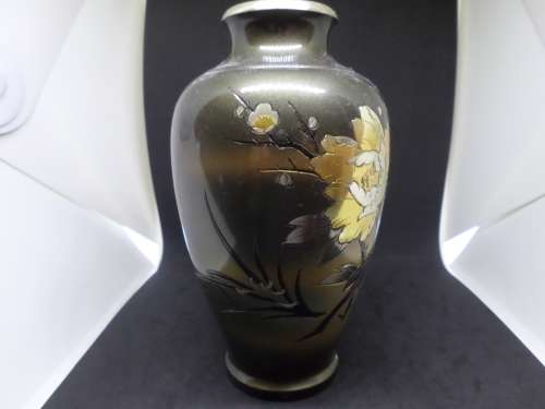 Antique Oriental Metal Vase