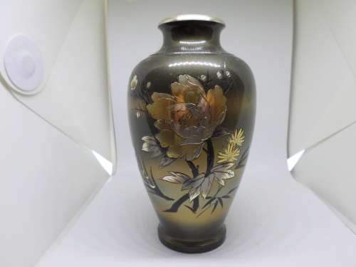 Antique Oriental Metal Vase