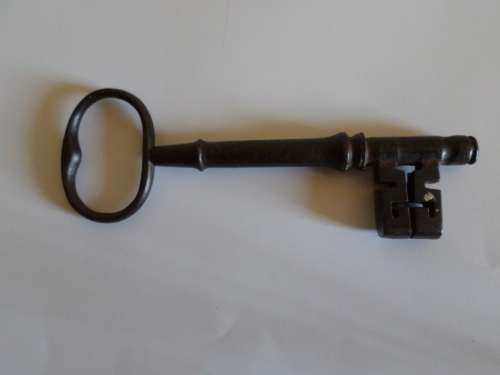 Antique large front door key